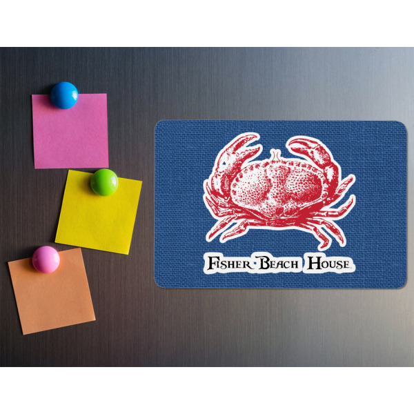 Custom Design - Rectangular Fridge Magnet - LIFESTYLE