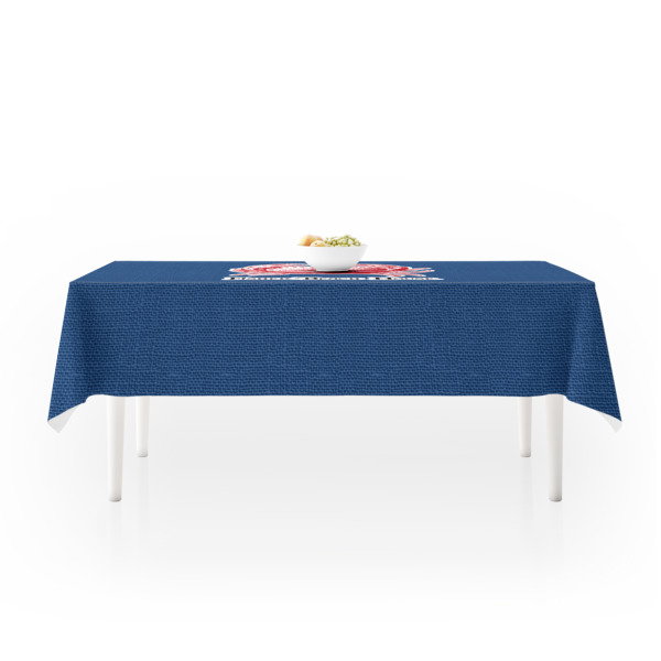 Custom Design - Tablecloths (58"x102") - LIFESTYLE (side view)