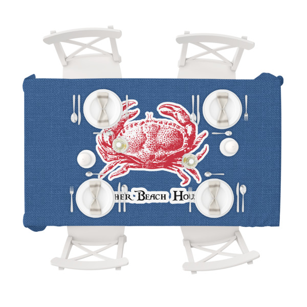 Custom Design - Tablecloths (58"x102") - TOP VIEW (with plates)