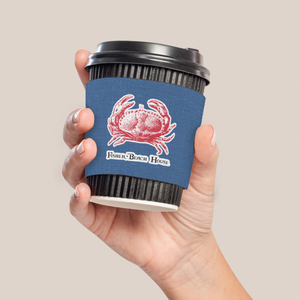 Custom Design - Coffee Cup Sleeve - LIFESTYLE