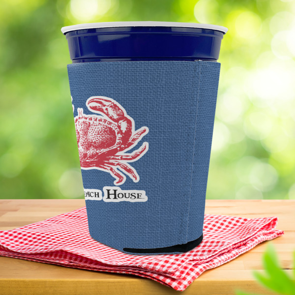 Custom Design - Party Cup Sleeves - with bottom - Lifestyle