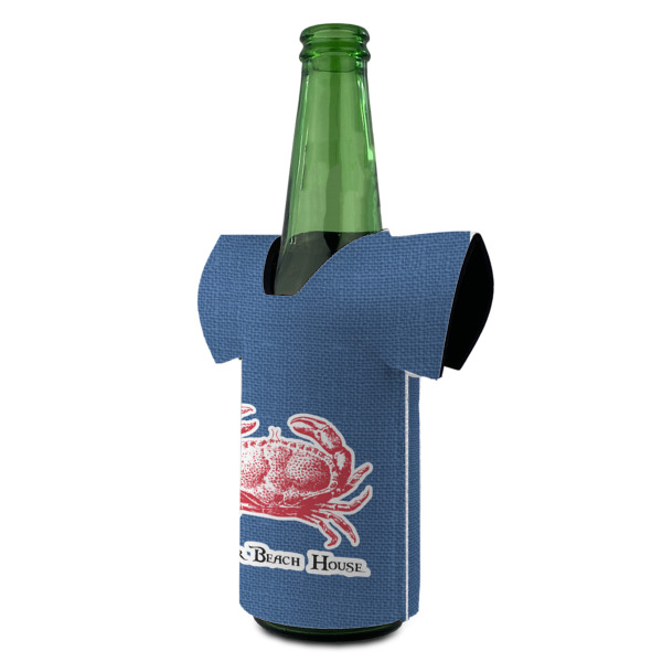 Custom Design - Jersey Bottle Cooler - ANGLE (on bottle)