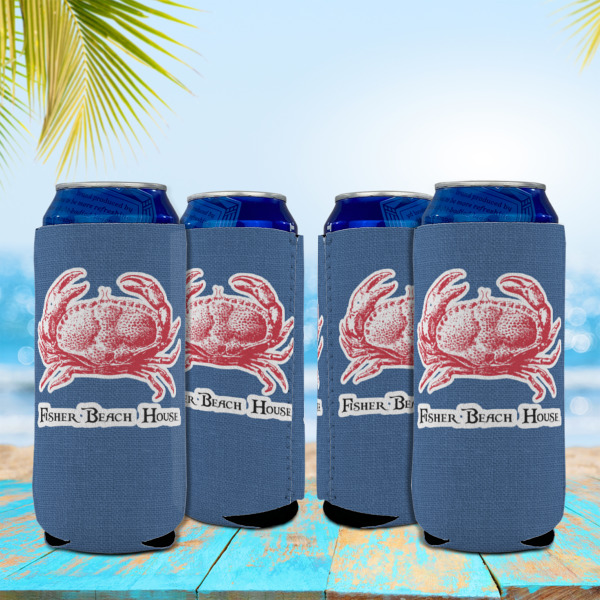 Custom Design - Can Cooler - 16oz - Set of 4 - In Context