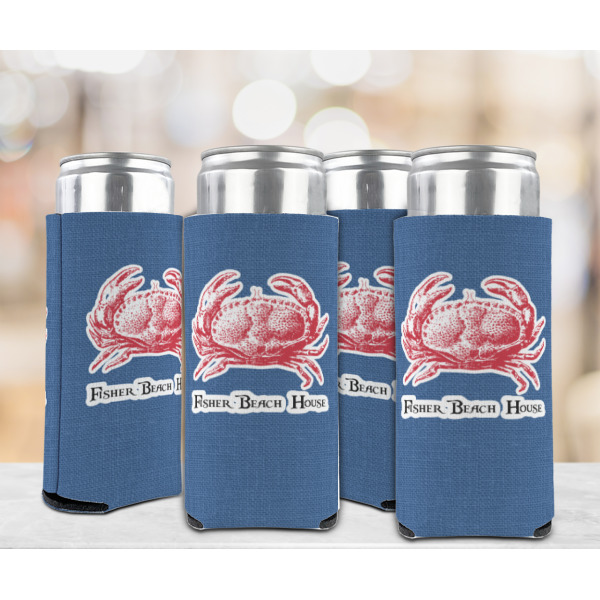 Custom Design - Can Cooler - Tall 12oz - Set of 4 - In Context