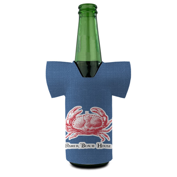 Custom Design - Jersey Bottle Cooler - Set of 4 - FRONT (on bottle)