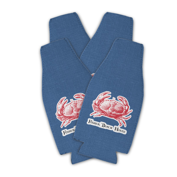 Custom Design - Zipper Bottle Cooler - Set of 4 - Main