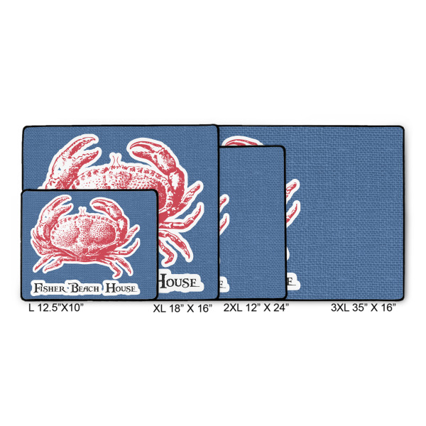 Custom Design - Gaming Mats - Size Chart
