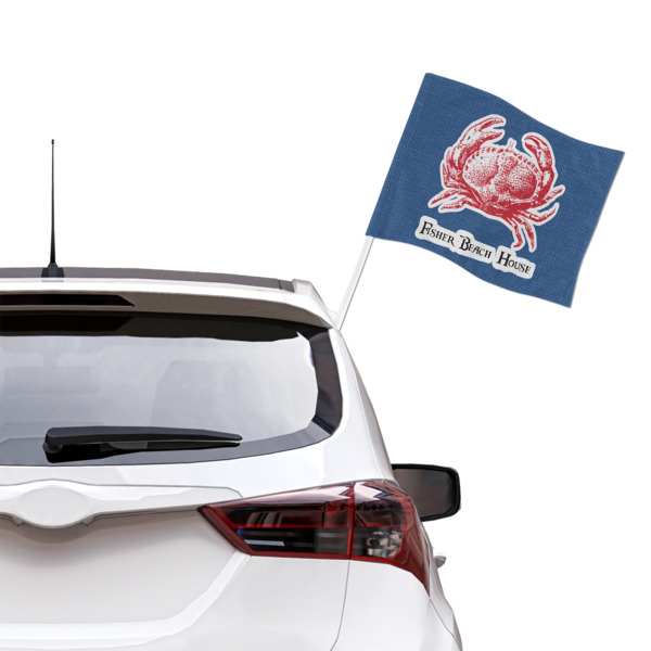 Custom Design - Car Flag - Large - LIFESTYLE