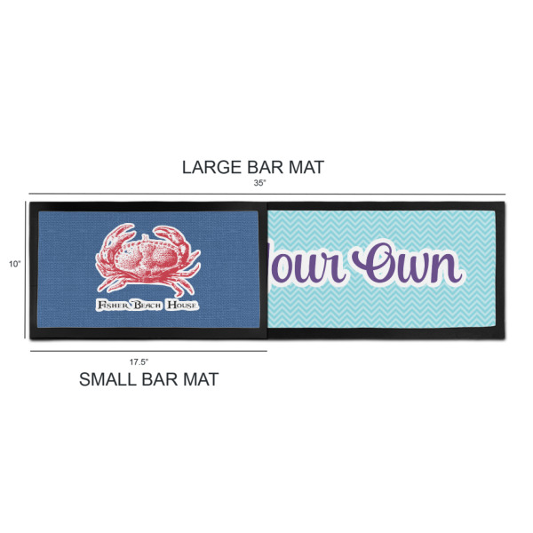 Custom Design - Bar Mats - Sizing Chart