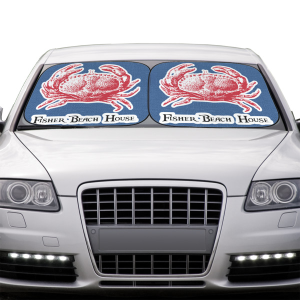 Custom Design - Car Sun Shades - IN CONTEXT