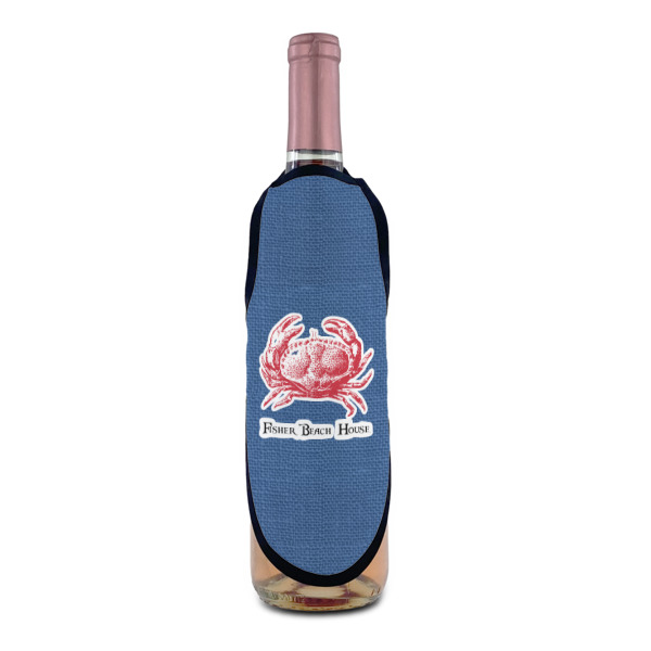 Custom Design - Wine Bottle Apron - IN CONTEXT
