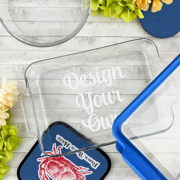 Custom Design - Glass Baking Dish - 13"x9" - Lifestyle
