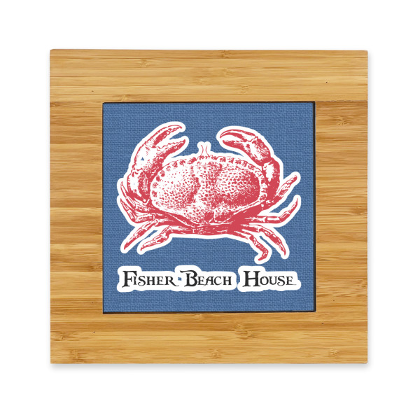 Custom Design Your Own Bamboo Trivet with Ceramic Tile Insert