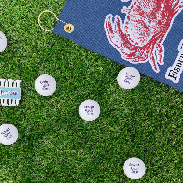 Custom Design - Golf Balls - Generic - Set of 12 - LIFESTYLE