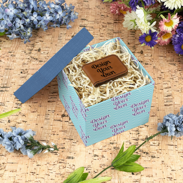 Custom Design - Gift Boxes with Lid - Canvas Wrapped - Small - In Context