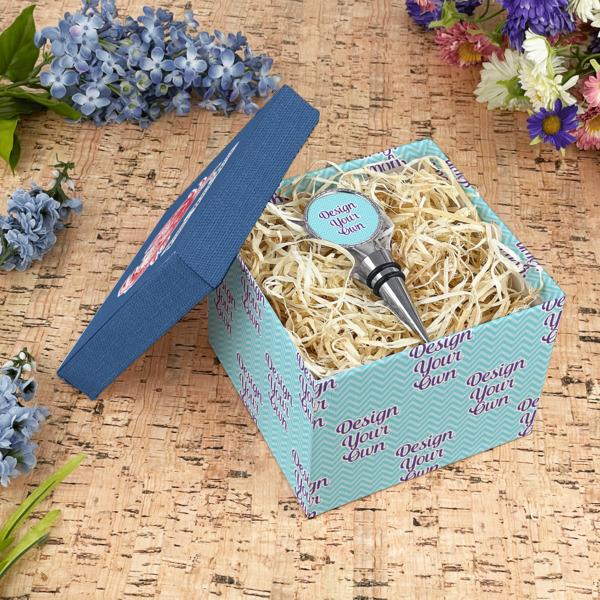 Custom Design - Gift Boxes with Lid - Canvas Wrapped - Medium - In Context