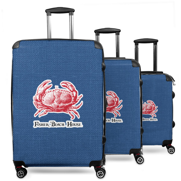 Custom Design Your Own 3-Piece Luggage Set - 20" Carry On - 24" Medium Checked - 28" Large Checked