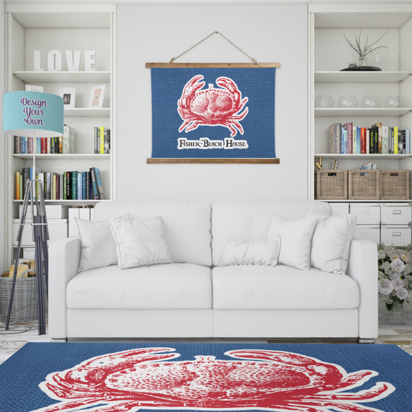 Custom Design - Wall Hanging Tapestry - Landscape - In Context