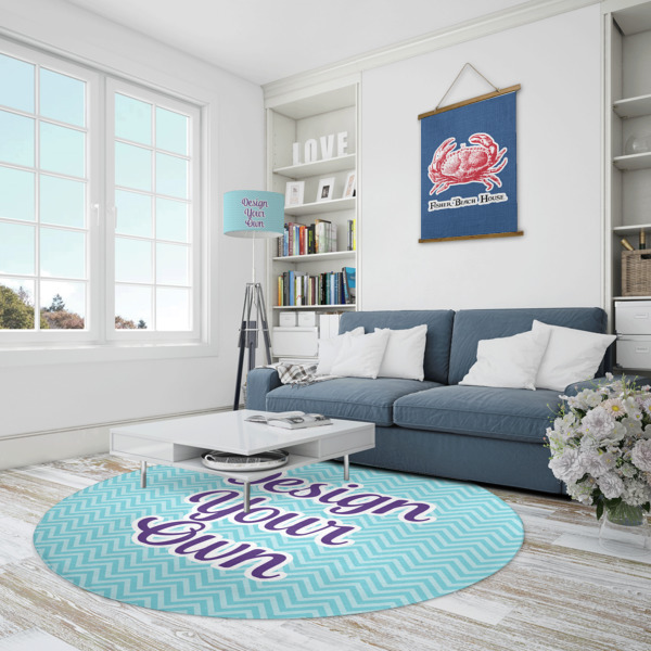 Custom Design - Round Area Rug - IN CONTEXT
