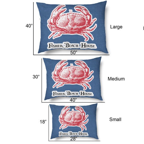 Custom Design - Outdoor Dog Beds - SIZE CHART