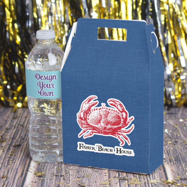 Custom Design - Gable Favor Box - In Context