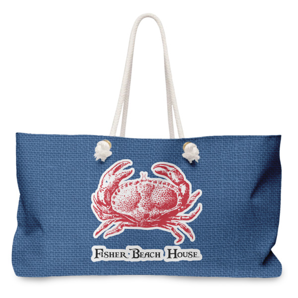 Custom Design Your Own Large Tote Bag with Rope Handles