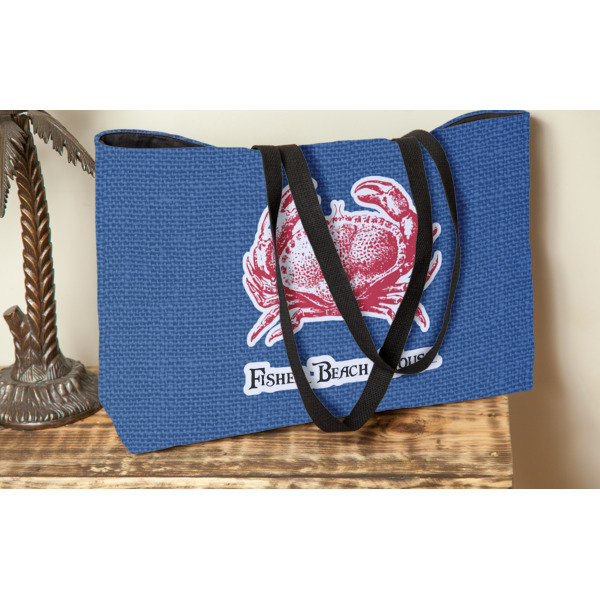 Custom Design - Tote w/Black Handles - Lifestyle View