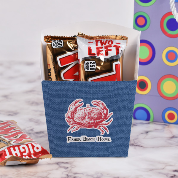 Custom Design - French Fry Favor Box - w/ Treats View