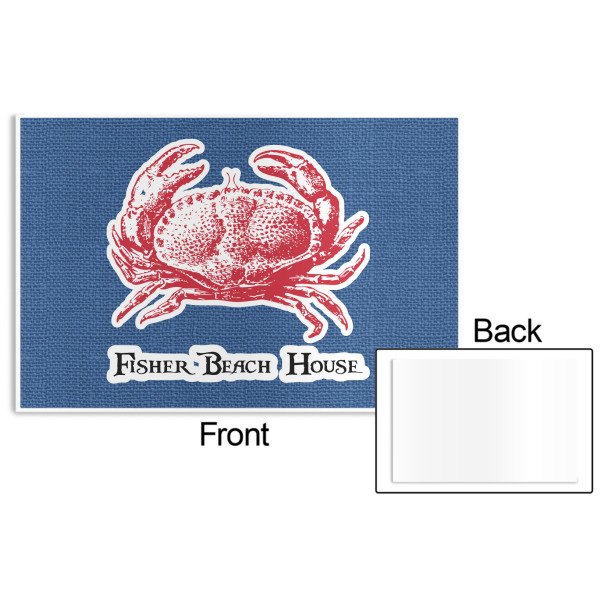 Custom Design - Disposable Paper Placemat - Front & Back