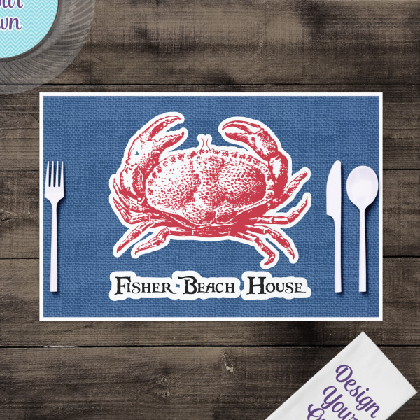 Custom Design - Disposable Paper Placemat - In Context