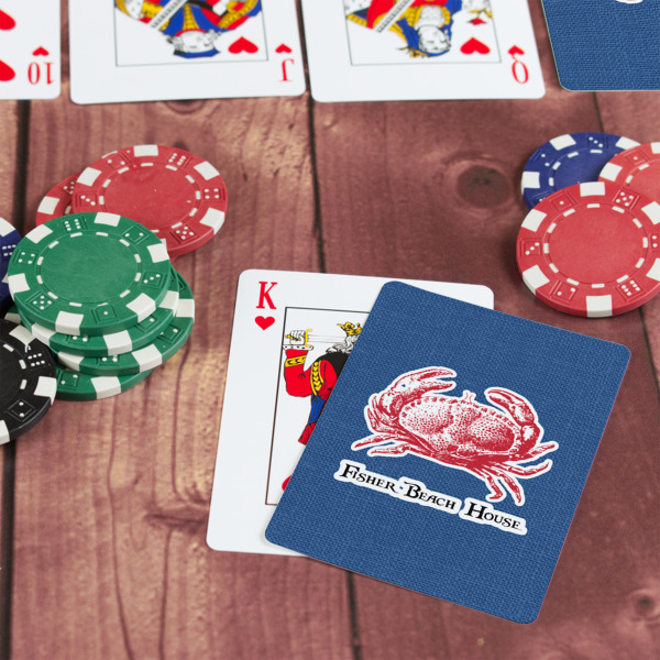 Custom Design - On Table with Poker Chips