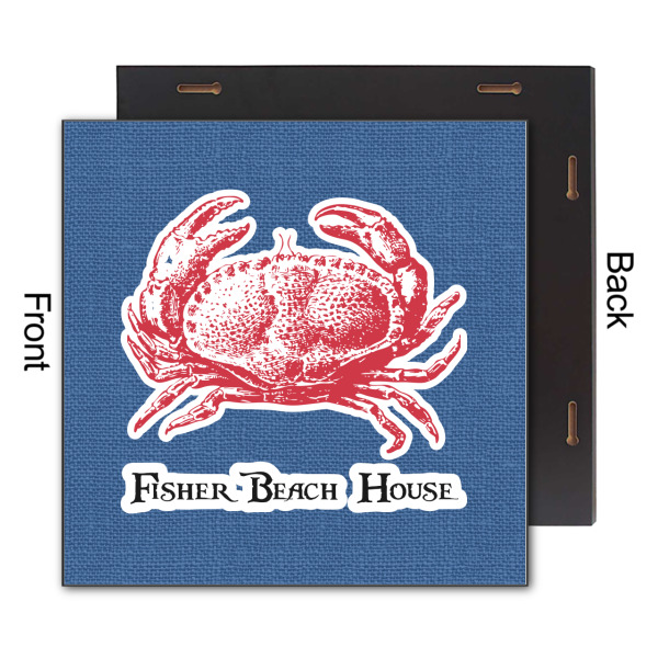 Custom Design - 12x12 Wood Print - Front & Back View