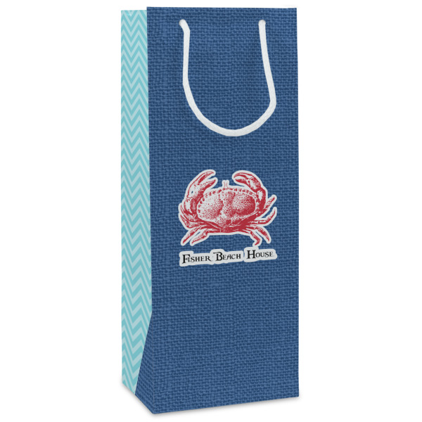 Custom Design Your Own Wine Gift Bags - Matte