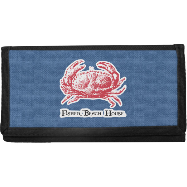 Custom Design Your Own Canvas Checkbook Cover