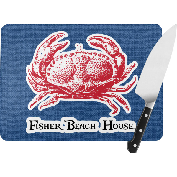 Custom Design Your Own Rectangular Glass Cutting Board