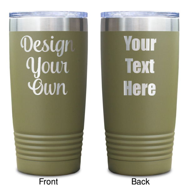 Custom Design - Olive Polar Camel Tumbler - 20oz - Double Sided - Approval