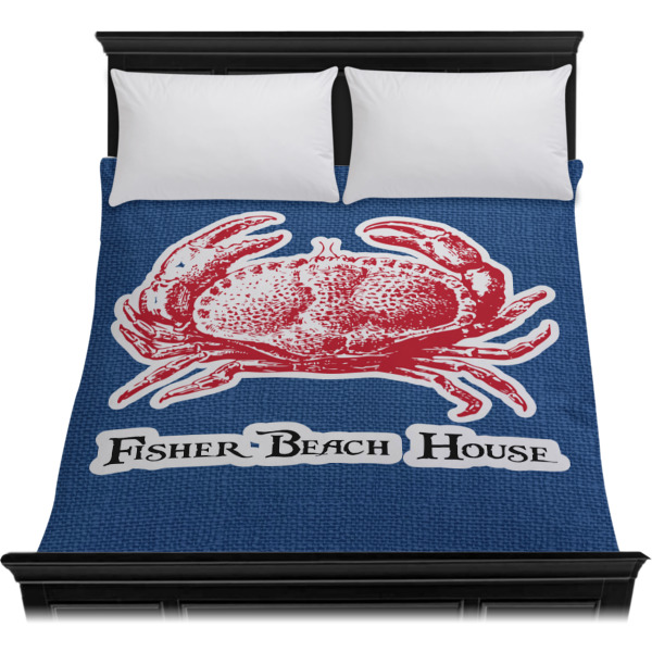 Custom Design - Duvet Cover - Queen - On Bed - No Prop