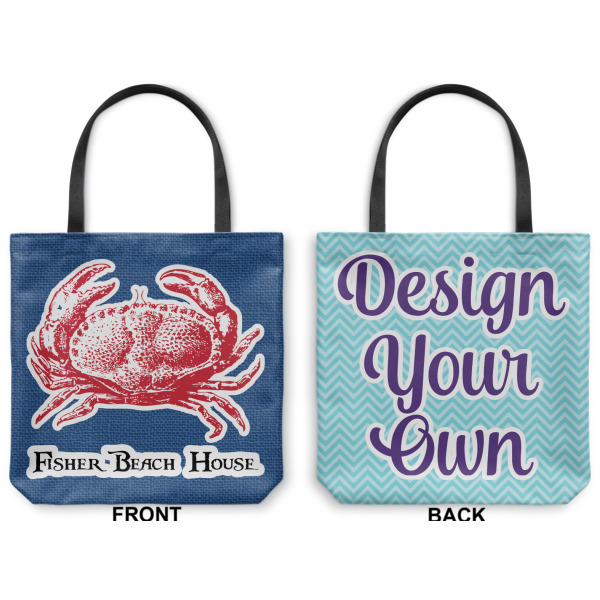 Custom Design - Canvas Tote - Front and Back