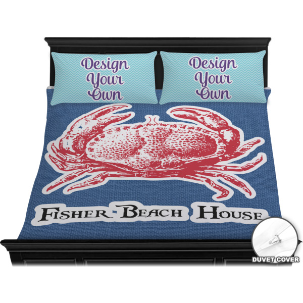 Custom Design - Bedding Set - King - Duvet - On Bed