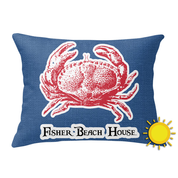 Custom Design Your Own Outdoor Throw Pillow - Rectangular