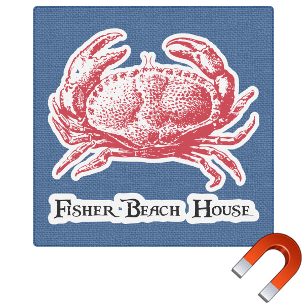 Custom Design Your Own Square Car Magnet - 6"