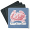 Design Your Own Square Rubber Backed Coasters - Set of 4