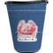 Design Your Own Waste Basket - Single-Sided - Black