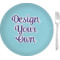 Design Your Own 8" Glass Appetizer / Dessert Plate