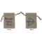 Design Your Own Burlap Gift Bag - Small - Double-Sided