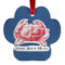 Design Your Own Metal Paw Ornament - Double-Sided