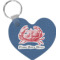 Design Your Own Heart Plastic Keychain
