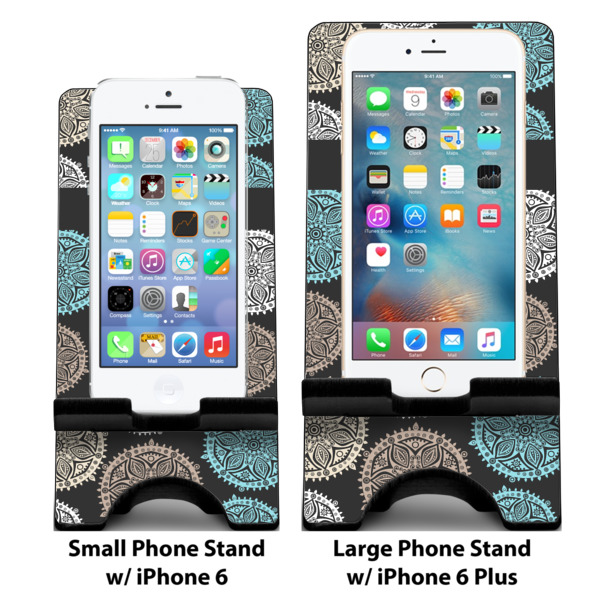 Custom Design - Compare Phone Stand Sizes - with iPhones