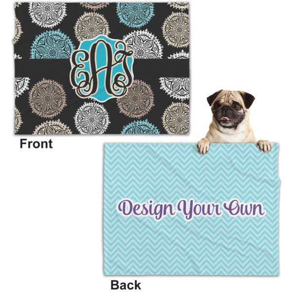 Custom Design - Microfleece Dog Blanket - Regular - Front & Back