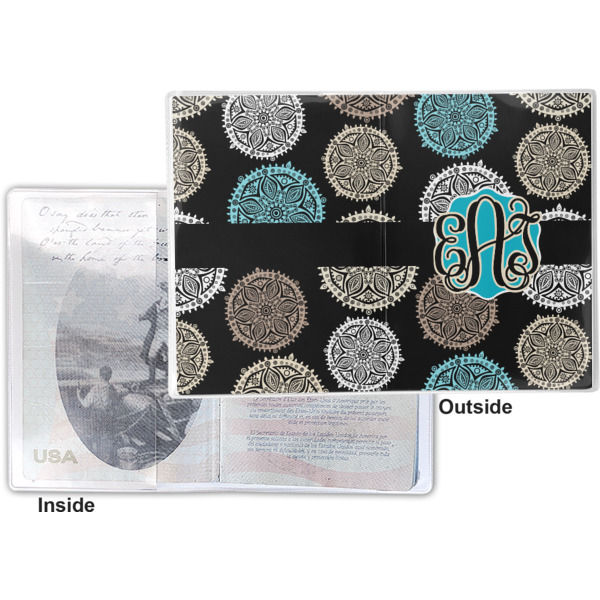 Custom Design - Vinyl Passport Holder - Flat Front and Back